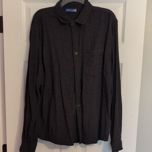 Apt. 9 Men's Charcoal Casual Button Down Shirt